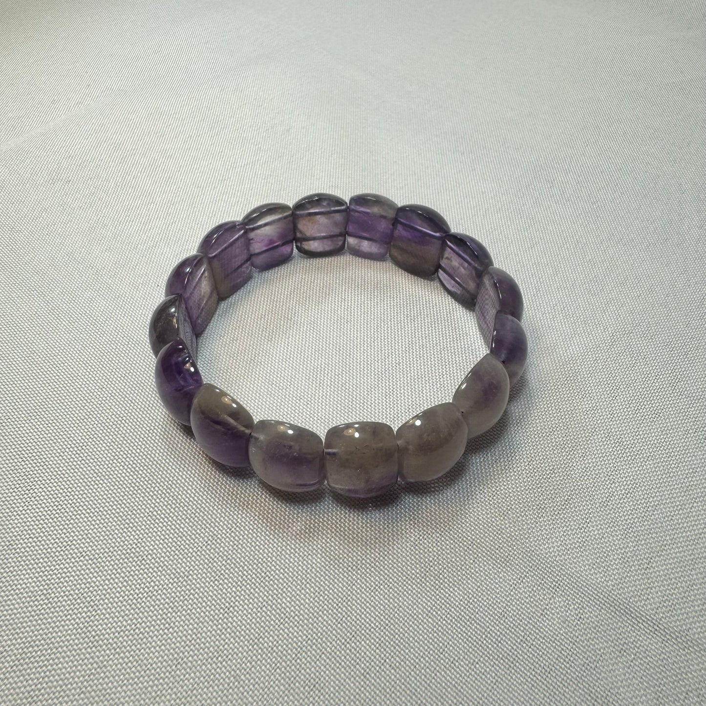 Amethyst Soft Bangle Stretch Bracelet