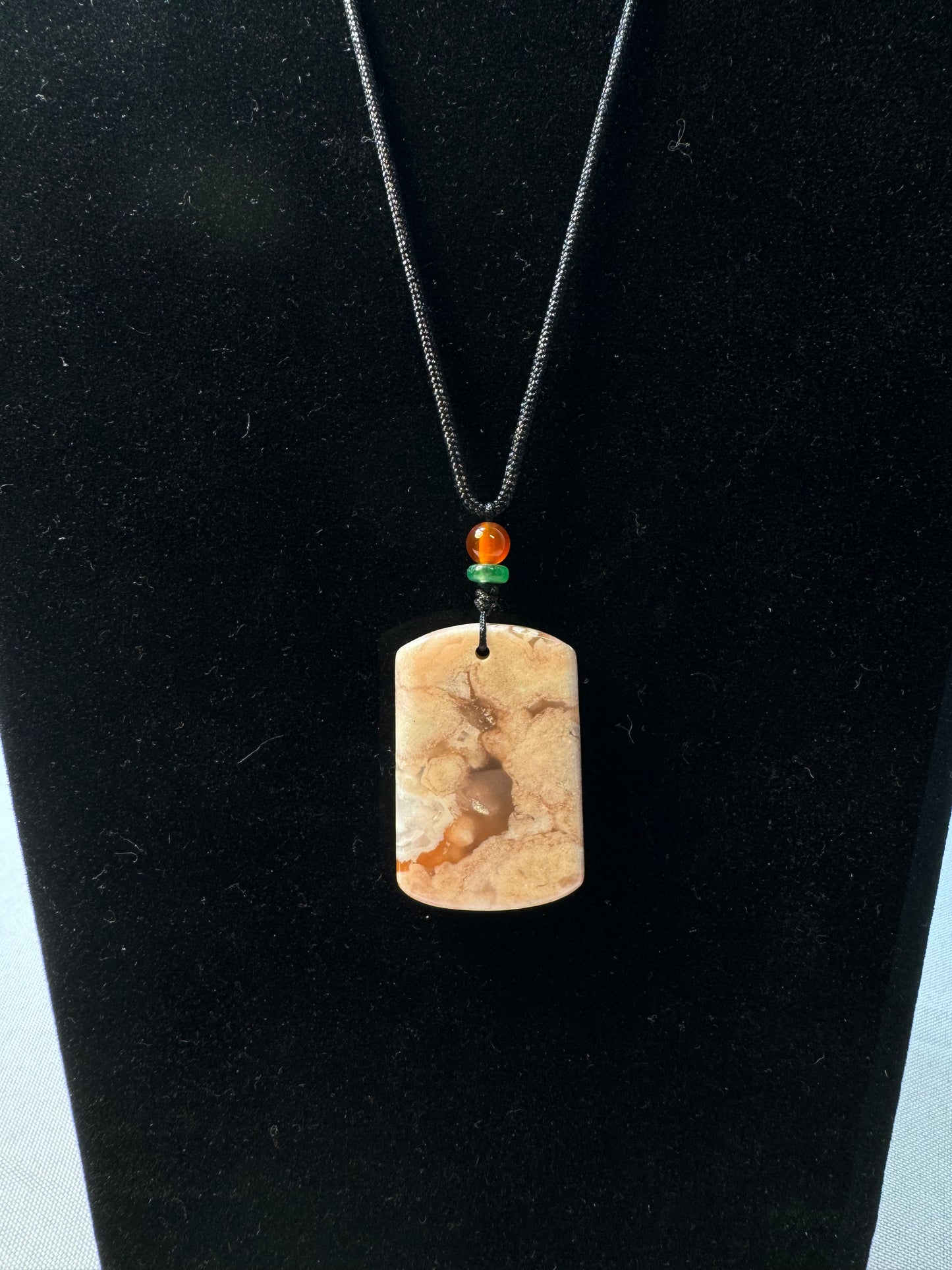 Plume Agate Necklace