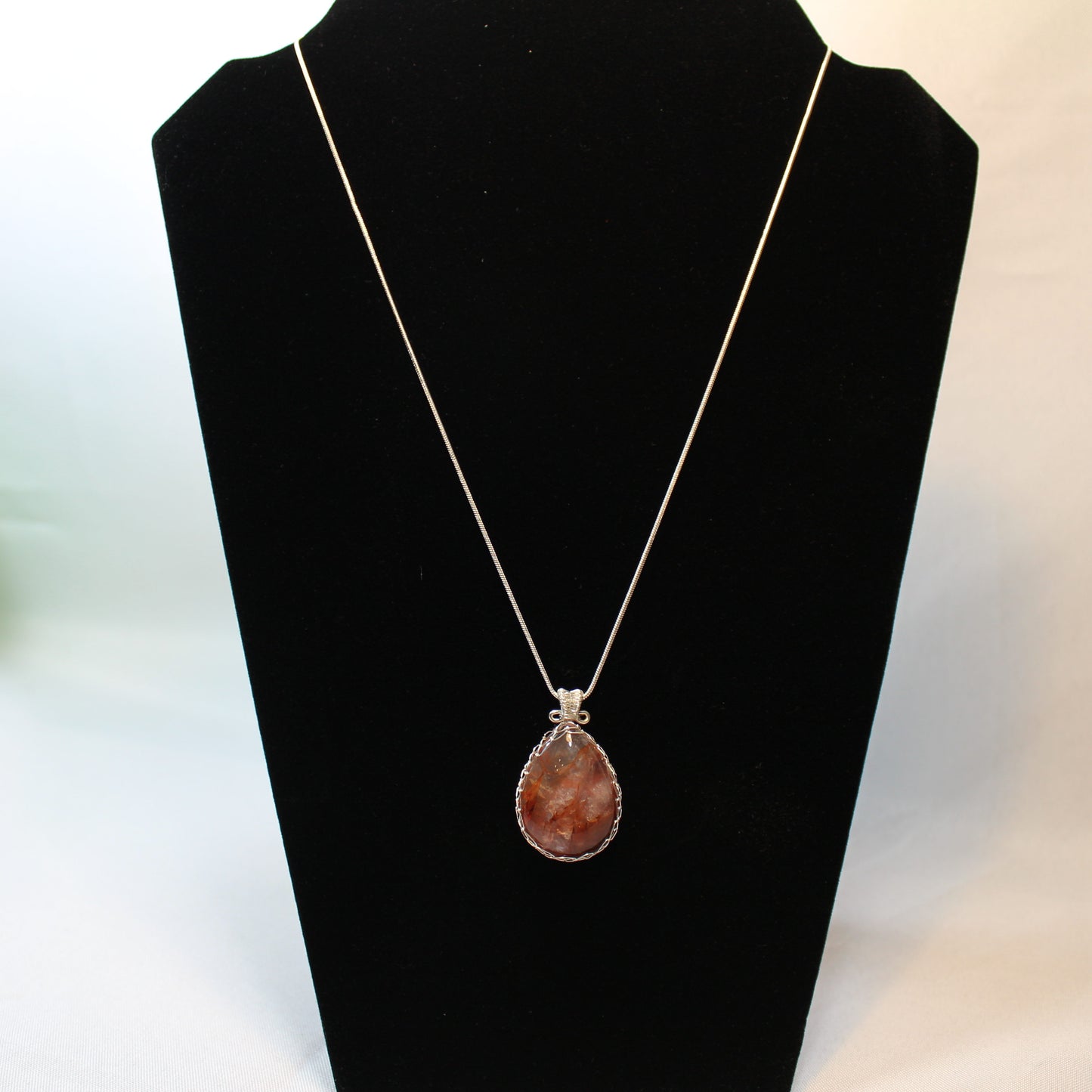 Fire Quartz Necklace