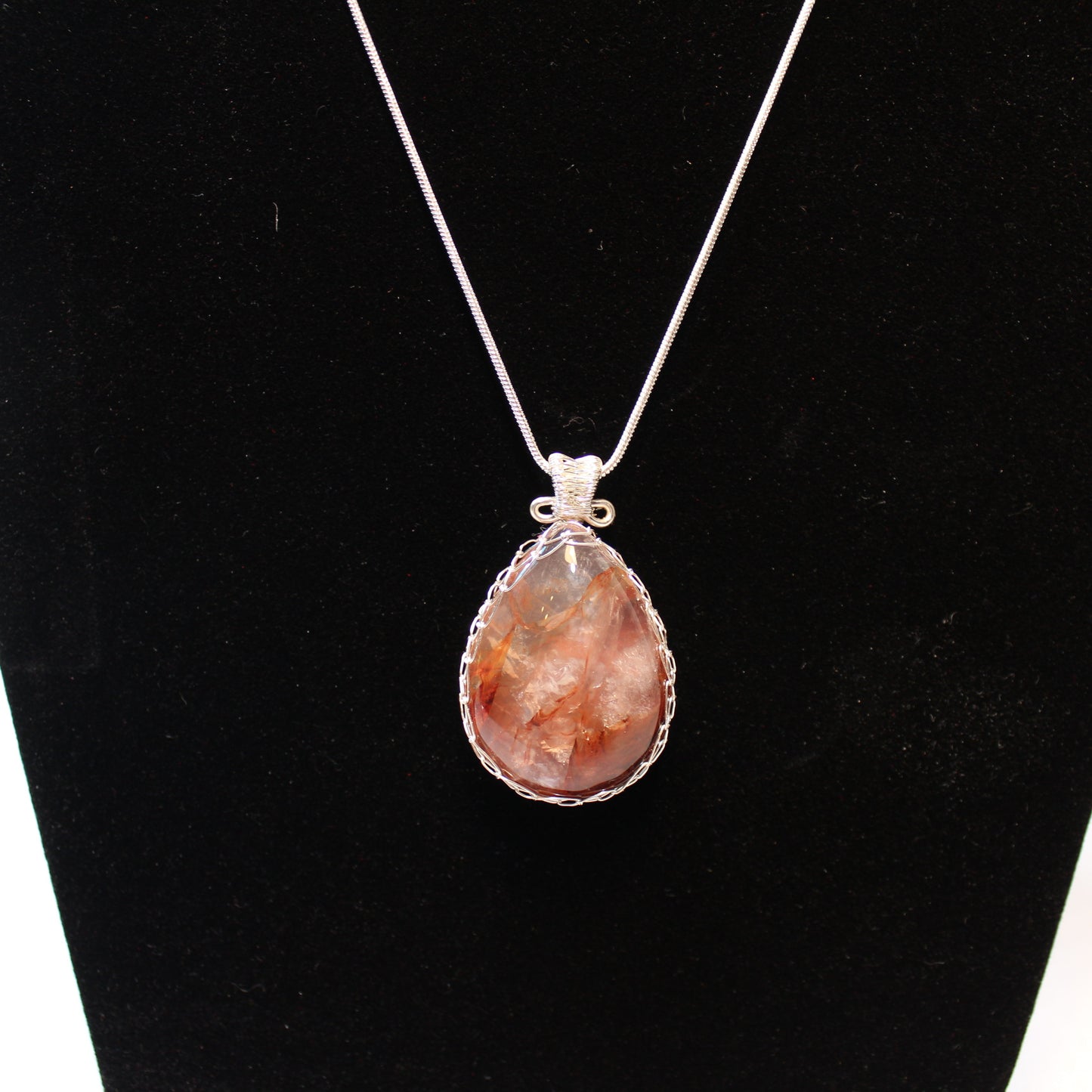 Fire Quartz Necklace