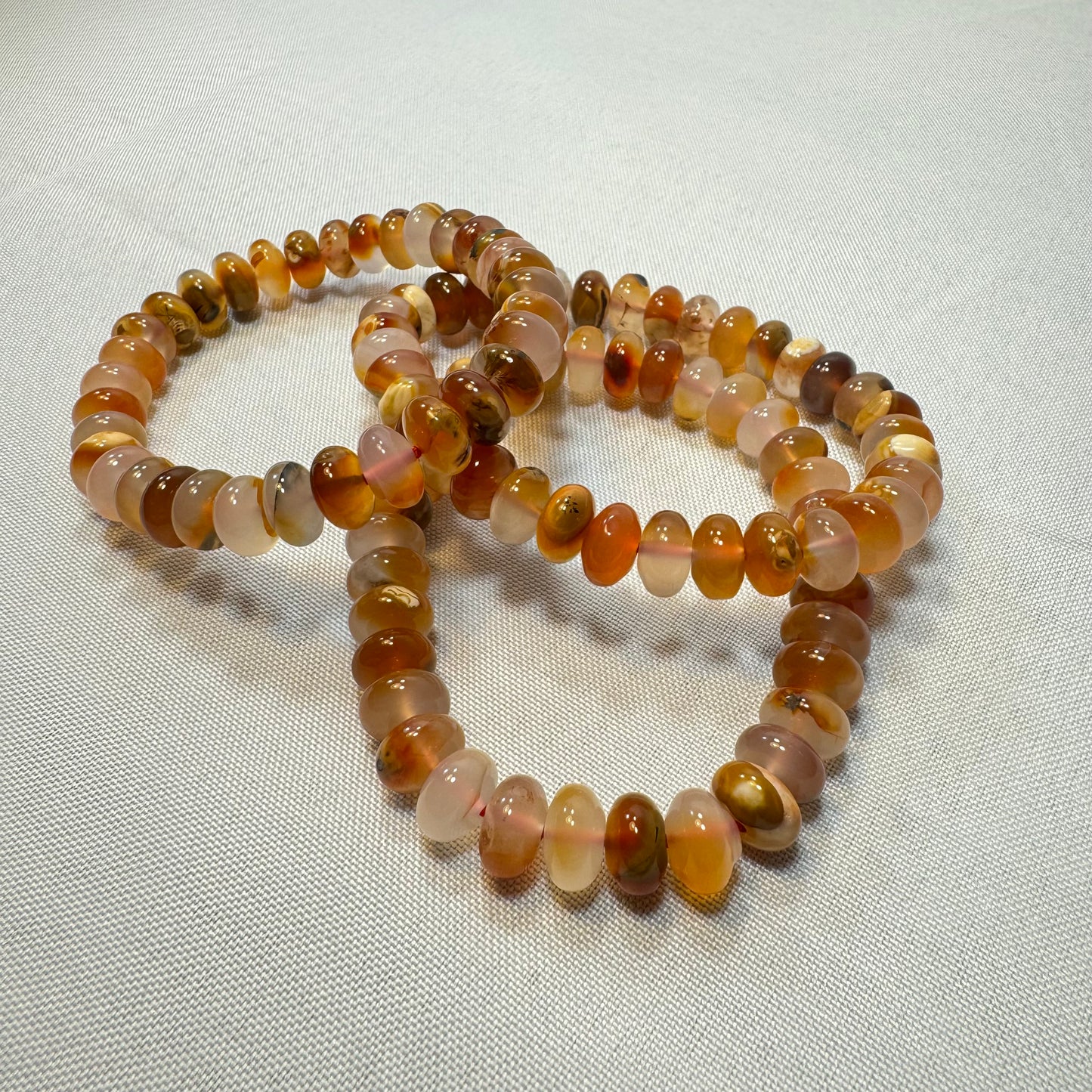 Fiery Fire Quartz Stretch Bracelet