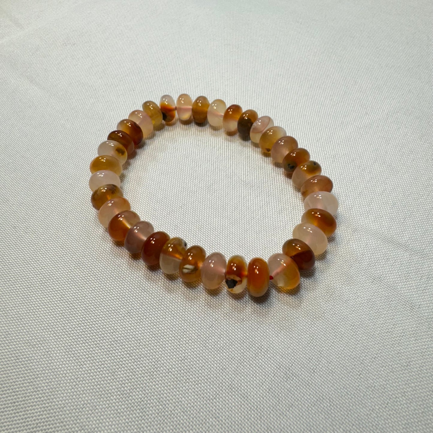 Fiery Fire Quartz Stretch Bracelet