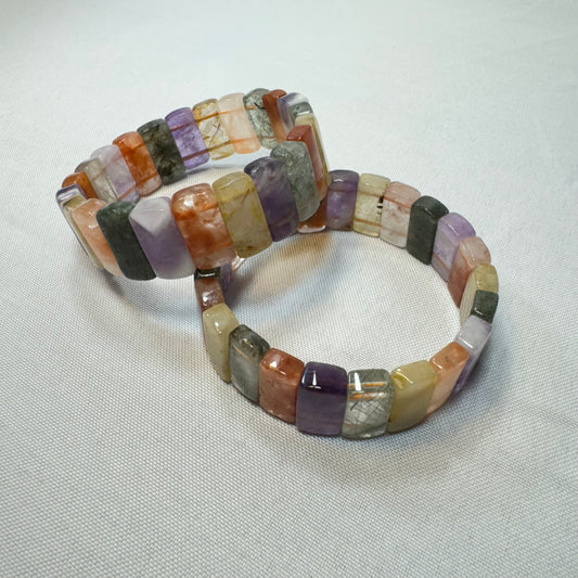 Mixed Gemstone (Soft Bangle) Bracelet