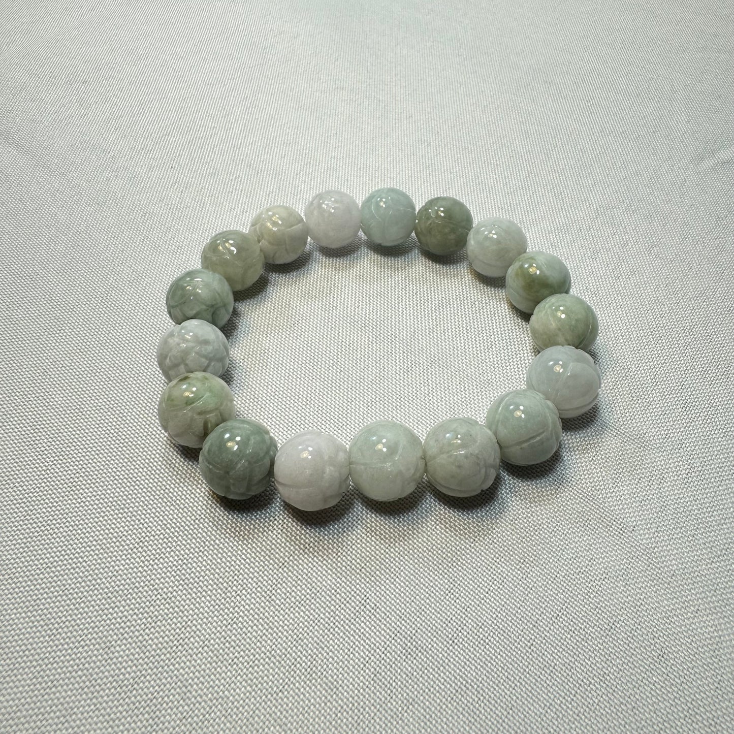 Burmese Jadeite Stretch Bracelet