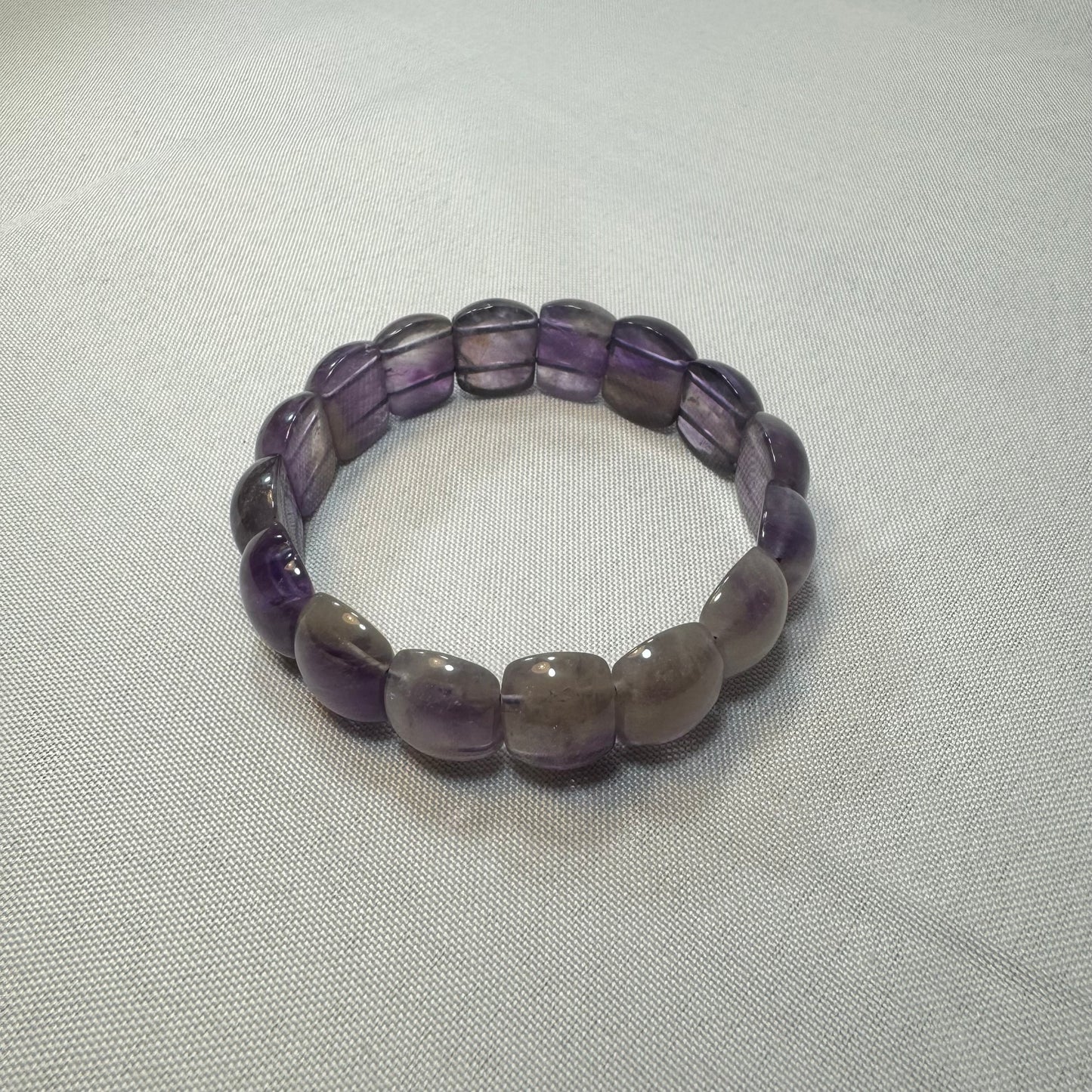 Amethyst Soft Bangle Stretch Bracelet