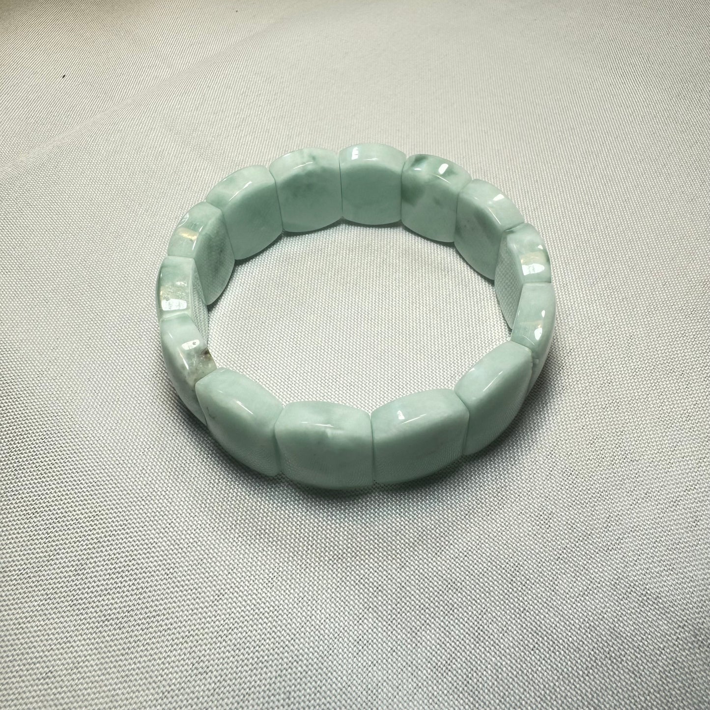 Burmese Green Jade Soft Bangle Bracelet