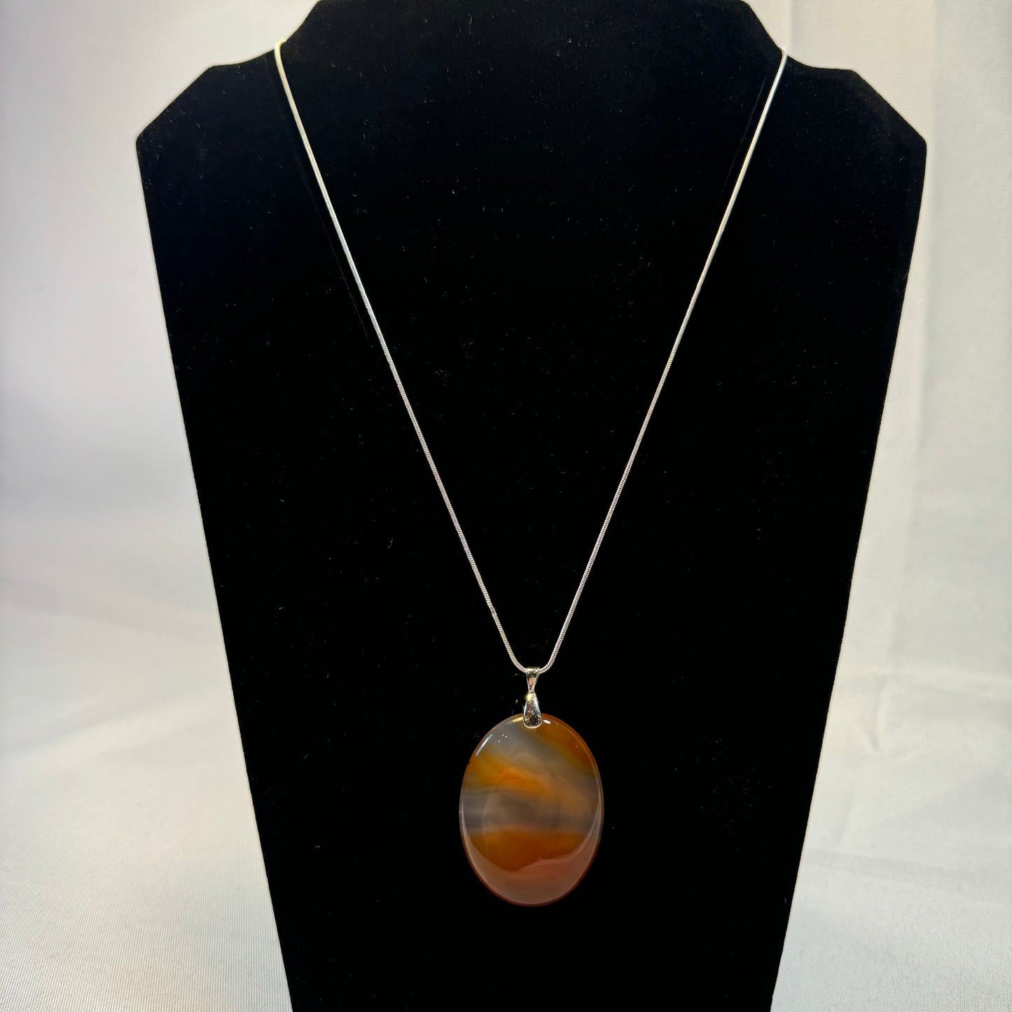 Orange Agate Necklace