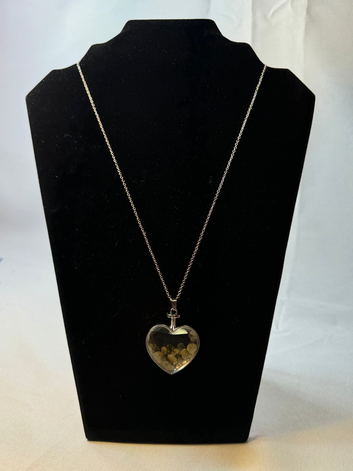 Heart Wishing Bottle Necklace