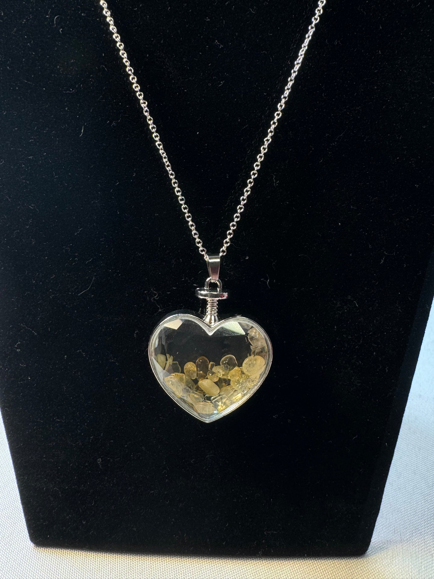 Heart Wishing Bottle Necklace