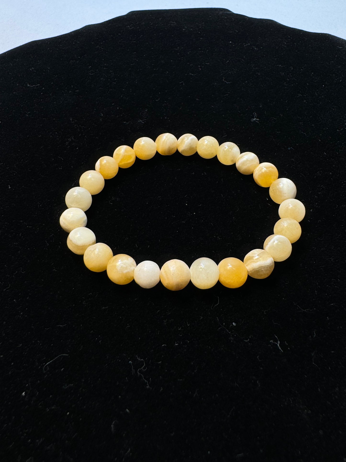 Yellow Calcite Stretch Bracelet