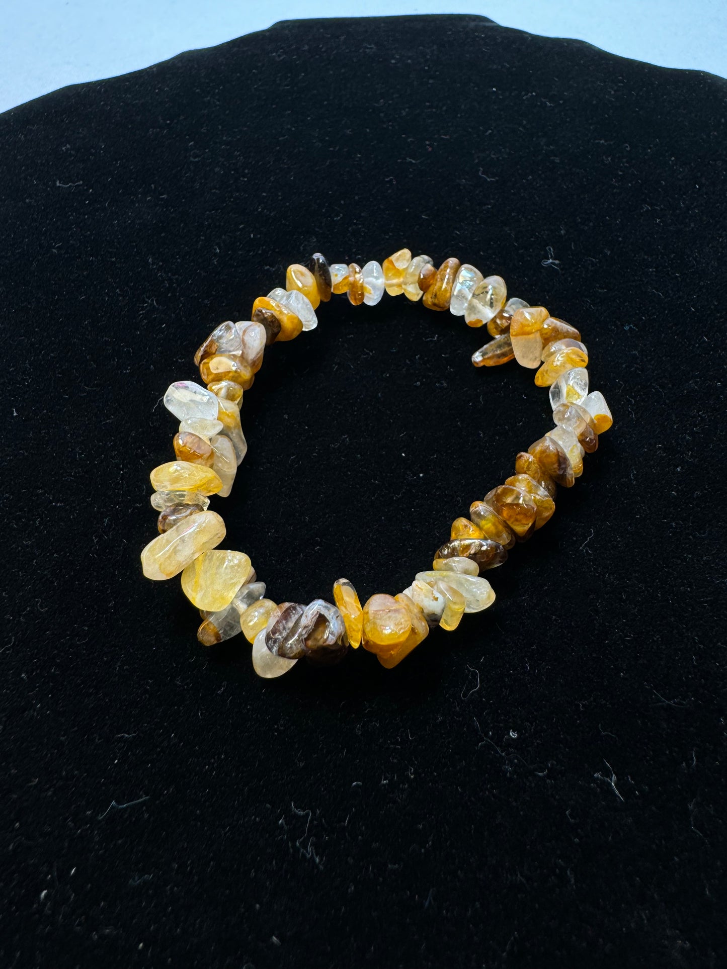 Golden Healer Chip Stretch Bracelet