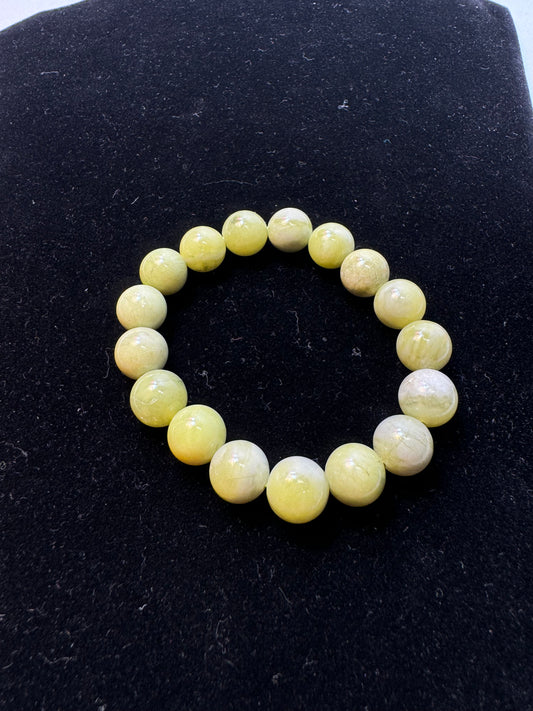 Lemon Jade Stretch Bracelet