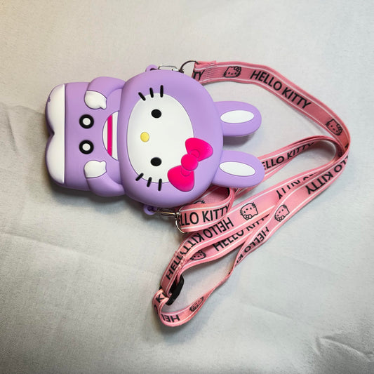 Hello Kitty Silicone Character Crossbody Bags